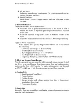 Power Electronics and Drives
272
AC Machines
Induction, wound rotor, synchronous, PM synchronous and synch