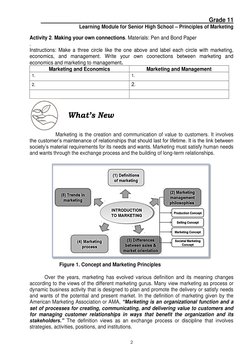 Grade 11 Principles of Marketing Module | PDF | Marketing | Sales