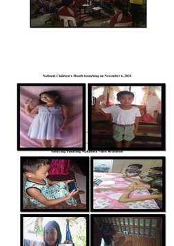 National Children’s Month launching on November 6, 2020
Sabayang Panatang Makabata Video Recitat