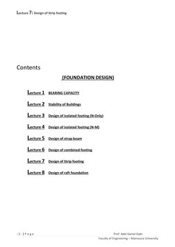 Strip Footing Design Procedure | PDF | Foundation (Engineering) | Beam ...
