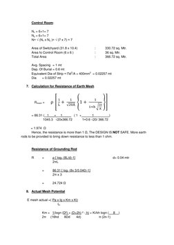 Earth Mat Design for 33 kV Substation | PDF | Electrical Resistivity ...