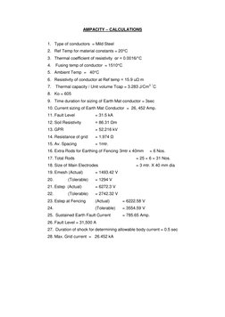 Earth Mat Design for 33 kV Substation | PDF | Electrical Resistivity ...