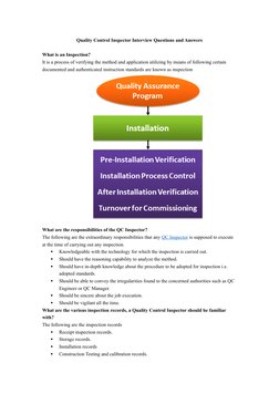 QC Inspector Interview Q&A Guide | PDF | Pipe (Fluid Conveyance ...