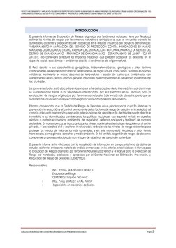 PROYECTO: “MEJORAMIENTO Y AMPLIACIÓN DEL SERVICIO DE PROTECCIÓN CONTRA INUNDACIONES EN AMBAS MÁRGENES DEL RIO GAROU (TRAMO AV