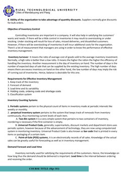 COURSE TITLE (Mgt 103)
R I Z A L   T E C H N O L O G I C A L   U N I V E R S I T Y
Cities of Mandaluyong and Pasig
8. Ability