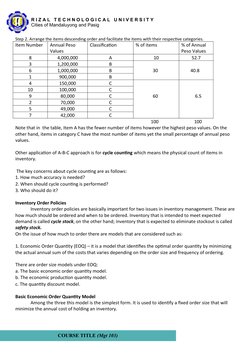COURSE TITLE (Mgt 103)
R I Z A L   T E C H N O L O G I C A L   U N I V E R S I T Y
Cities of Mandaluyong and Pasig
Step 2. Ar