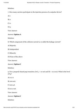 11/23/2020
Boylestad: MCQ in Bipolar Junction Transistors • Pinoybix Engineering
https://pinoybix.org/2019/07/mcq-in-bipolar-