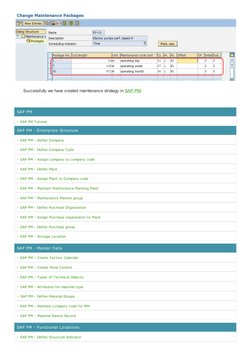 Create Maintenance Strategy in SAP PM | PDF | Software | Information ...
