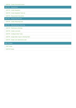 Create Maintenance Strategy in SAP PM | PDF | Software | Information ...