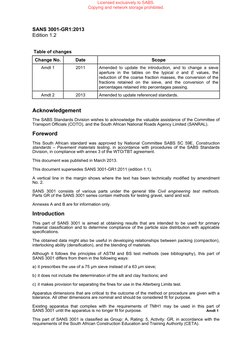 Sans Assessment.pdf SANS 3001-GR1:2013: Civil Engineering Test Methods Part GR1: Wet ...