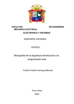 FACULTAD
DE INGENIERIA 
MECANICA ELECTRICA,
                       ELECTRONICA Y SISTEMAS