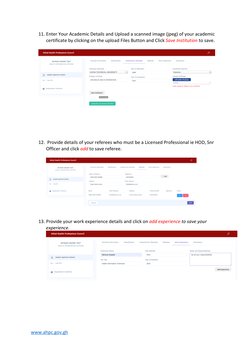 AHPC Permanent Registration Process | PDF