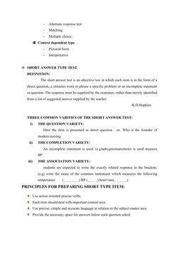 Understanding Objective Type Tests | PDF | Multiple Choice | Question