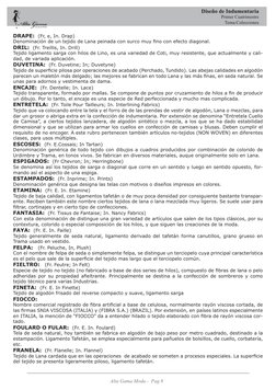 Alta Gama Moda -  Pag 8
Diseño de Indumentaria
Primer Cuatrimestre
Tema:Colecciones
DRAPE:  (Fr, e, In. Drap)
Denominación de