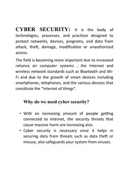 Cyber Security Seminar Report | PDF | Computer Security | Security