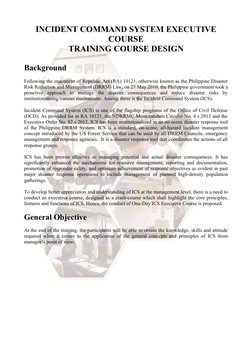 ICS Executive Course Overview | PDF | Incident Command System | Business