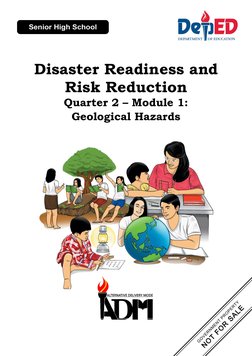 
 
Disaster Readiness and 
Risk Reduction 
Quarter 2 – Module 1: 
Geological Hazards 
 
 
 
