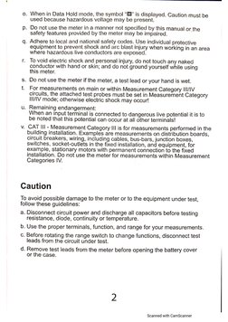 EverStart Digital Multimeter 10709WDI | PDF