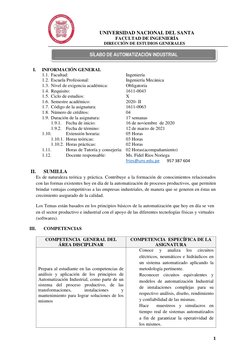 1 
 
 
UNIVERSIDAD NACIONAL DEL SANTA 
FACULTAD DE INGENIERÍA 
DIRECCIÓN DE ESTUDIOS GENERALES 
 
 
 
I. 
INFORMACIÓN GENERAL