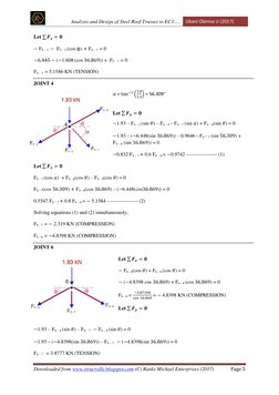 Steel Roof Truss Design Analysis | PDF | Truss | Buckling