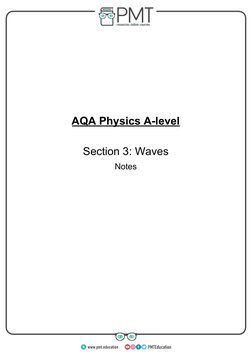 AQA A-Level Physics: Waves Notes | PDF | Diffraction | Waves