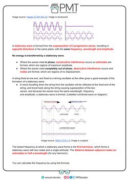 AQA A-Level Physics: Waves Notes | PDF | Diffraction | Waves