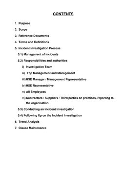 Incident Investigation Procedure Overview | PDF | Emergency Management ...