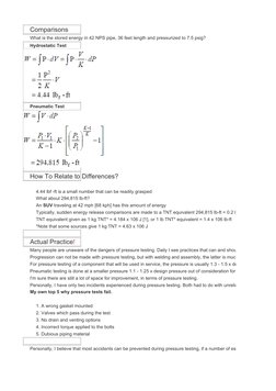 Hydrotest Safety Distance Guidelines | PDF | Pressure | Density
