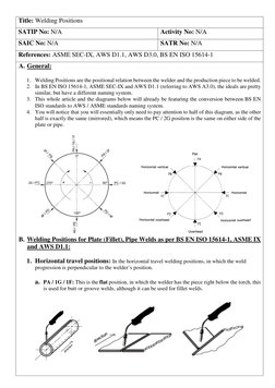 Welding Positions Overview and Standards | PDF | Welding | Construction