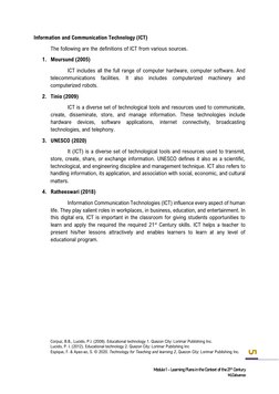 TTL 2 - Module 1 | PDF | Information And Communications Technology ...