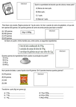 ________________________________________________________________________________________
 Para fazer uma receita, Regina prec