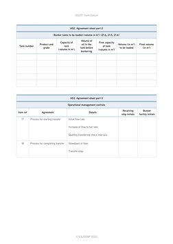 Isgott Checklist.pdf ISGOTT Bunker Checklist: Pre-Arrival: Date and Time: Port and Berth ...