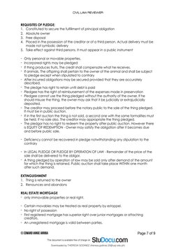 Credit Transactions Law Summary | PDF | Guarantee | Surety
