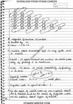 Resonance Topper Handwritten Chemistry Notes Part-1 (B) | PDF