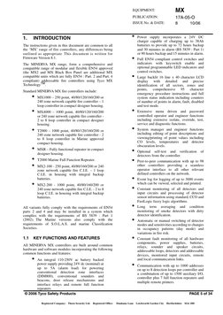 MX
17A-05-O
8
10/06
© 2006 Tyco Safety Products
PAGE 5 of 34
Registered Company: Thorn Security Ltd.
Registered Office: 
Dunh