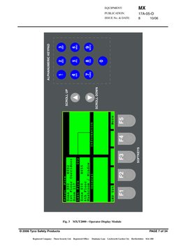 MX
17A-05-O
8
10/06
© 2006 Tyco Safety Products
PAGE 7 of 34
Registered Company: Thorn Security Ltd.
Registered Office: 
Dunh