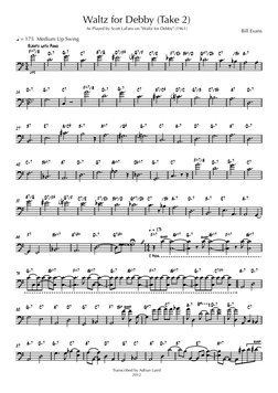 Waltz for Debby Sheet Music Transcription | PDF | Jazz