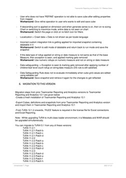 Teamcenter Reporting and Analytics 13.1 Release Notes 
 
Unrestricted 7 | Page 
 
2021-01-21 
 
- 
User who does not have 'RE