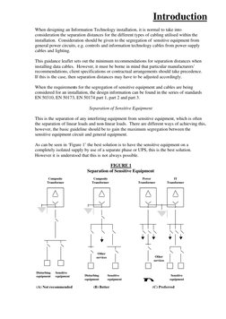 Cable Separation Guidelines per EN 50174-2 | PDF | Electrical Wiring ...