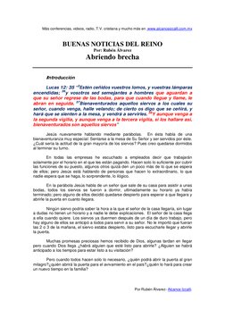 Más conferencias, videos, radio, T.V. cristiana y mucho más en  www.alcanceizcalli.com.mx 
 
Por Rubén Álvarez- Alcance Izcal