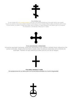  
Cruz ortodoxa rusa
Es una variante de la cruz ortodoxa genérica, que tiene como partilcularidad que el travesaño inferior e