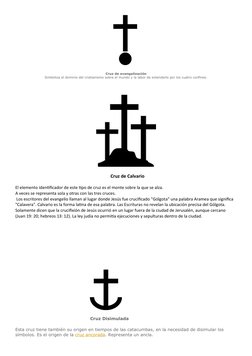  
Cruz de evangelización
Simboliza el dominio del cristianismo sobre el mundo y la labor de extenderlo por los cuatro confine