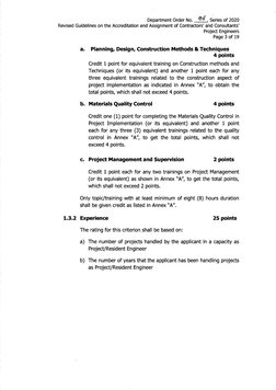 DPWH Project Engineer Accreditation Guidelines | PDF | Engineer ...