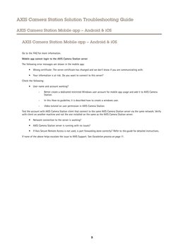 AXIS Camera Station Solution Troubleshooting Guide: User Manual | PDF ...
