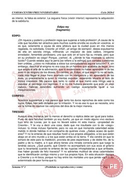 UNMSM-CENTRO PREUNIVERSITARIO 
Ciclo 2020-I 
 
Semana Nº 1 
(Prohibida su reproducción y venta) 
Pág. 5 
es interior, la fals