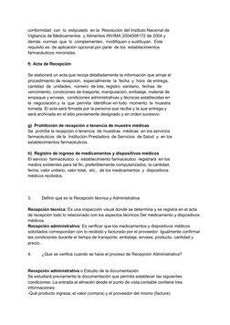 conformidad  con  lo  estipulado  en la  Resolución del Instituto Nacional de
Vigilancia de Medicamentos  y Alimentos INVIMA