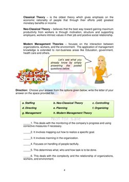 4 
 
Classical Theory – is the oldest theory which gives emphasis on the 
economic rationality of people that through their