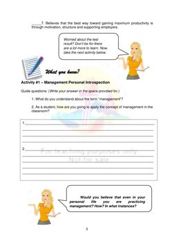 5 
 
_____7. Believes that the best way toward gaining maximum productivity is 
through motivation, structure and supportin