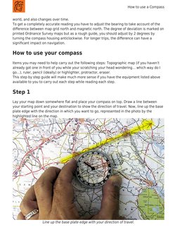 Read Compass Correct Beginner's Guide to Using a Compass | PDF | Compass | Metrology
