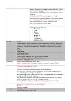 limitan a la observación minuciosa de unas plantas de bambú
CON O SIN CONTORNOS
Importa la línea en sí misma, el trazo es pro